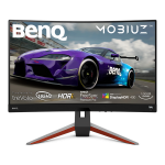 BenQ Monitor 27" - EX2710R (VA, 16:9, 2560x1440, 1ms, 400cd/m2, 90% DCI-P3, 2xHDMI, DP, Freesync, 165Hz)