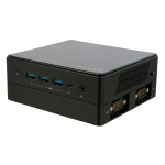 ECS MiniPC - LIVA Z3E Plus (Intel i3-10110U, 2xDDR4 SO-DIMM, SATA, M.2 2280, HDMI, mDP, 2xRJ45,3xUSB3.0, TypeC, 2xRS232)