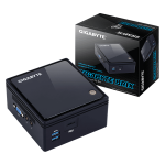 Gigabyte Mini PC - BRIX GB-BACE-3160 (Celeron J3160, Max: 8GB DDR3, RJ45, HDMI/VGA, 2xUSB3.0, WiFi, LAN, BT)