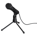 Hama Mikrofon - 139905 MIC-P35 Allround (asztali állvány, 3,5 mm Jack, 2,5m, fekete)