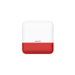 Hikvision AX Pro Sziréna - DS-PS1-E-WE (Kültéri, 110dB, Piros)