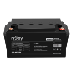 NJOY akkumulátor - GE6512FF (12V/65Ah, T6, zárt, gondozás mentes, GEL)