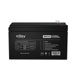 NJOY Szünetmentes akkumulátor - HR09122F (12V/9Ah, High Rate Discharge,  Long-life, T2/F2, zárt, gondozás mentes, AGM)