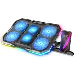 Spirit of Gamer Notebook Hűtőpad 17"-ig - AIRBLADE 700 RGB (29dB; max. 180 m3/h; 4x10cm+2x7cm, RGB LED, 2xUSB2.0)