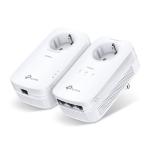 TP-Link Powerline adapter Kit - TL-PA8033P (1300Mbps, 230V aljzat, 3x RJ45, 2x2 MIMO; 128-bit AES, OFDM, Max 300m, AV2)