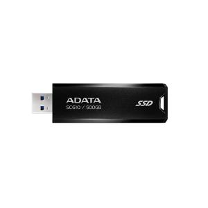 ADATA Külső SSD 2TB - SC610 (USB 3.2 Gen.2, R/W: 550/500 MB/s, USB Stick, fekete)