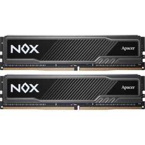 Apacer Memória Desktop - 16GB KIT DDR4 NOX (2x8GB, 3600MHz, CL18, 1.35V, hűtőbordás)