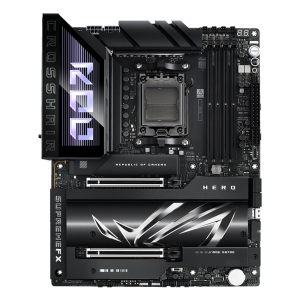 Asus Alaplap - AMD ROG CROSSHAIR X870E HERO AM5 (X870, ATX, 4xDDR5 8600+MHz, 4xSATA3, 5x M.2, HDMI+2xUSB4)
