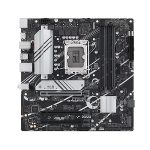 Asus Alaplap - Intel PRIME B760M-A D4 s1700 (B760, 4xDDR4 5333MHz, 4xSATA3, 2xM.2, 2xHDMI+1xDP)