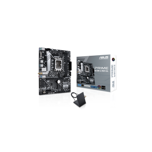 Asus Alaplap - Intel PRIME H610M-A WIFI D4 s1700 (H610, 2xDDR4 3200MHz, 4xSATA3, 2xM.2, HDMI+DP+VGA)