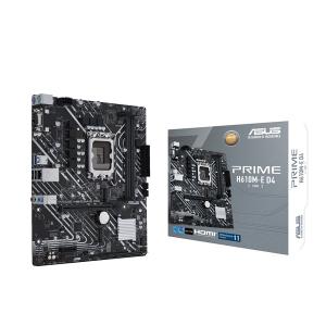 Asus Alaplap - Intel PRIME H610M-E D4-CSM s1700 (H610, 2xDDR4 3200MHz, 4xSATA3, 2xM.2, HDMI+DP+VGA)