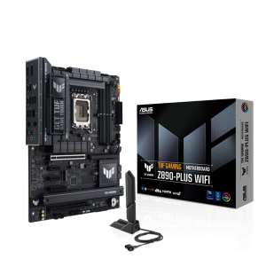 Asus Alaplap - Intel TUF GAMING Z890-PLUS WIFI LGA1851 (Z890, ATX, 4xDDR5 9066+MHz, 4xSATA3, 4xM.2, HDMI+DP+TB)