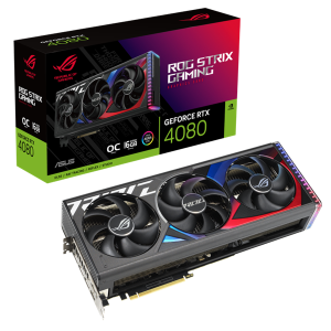 Asus Videokártya - nVidia ROG-STRIX-RTX4080-O16G-GAMING (16384MB, GDDR6X, 2655/22400 Mhz, 256bit, 2xHDMI, 3xDP)