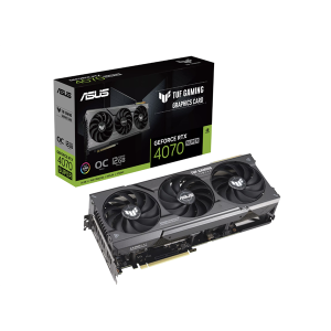 Asus Videokártya - nVidia TUF-RTX4070S-O12G-GAMING (12288MB, GDDR6X, 2595/21000 Mhz, 192bit, 1xHDMI, 3xDP)