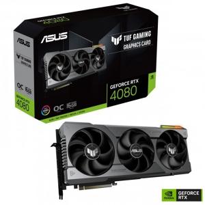 Asus Videokártya - nVidia TUF-RTX4080-O16G-GAMING (16384MB, GDDR6X, 2625/22400 Mhz, 256bit, 2xHDMI, 3xDP)