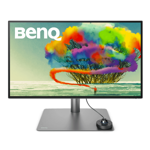 BenQ Monitor 27" - PD2725U (IPS, 16:9, 3840x2160, 5ms, 400cd/m2, 2xHDMI, DP, TH3, USB, Speaker, Pivot, mag.áll., VESA)