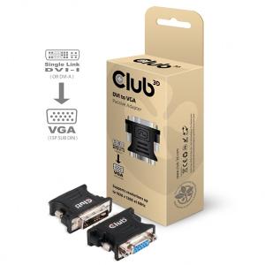 Club 3D Adapter - CAA-DMA>CFA (DVI-I/VGA, 24+1 pin, 1920x1200p @60Hz)