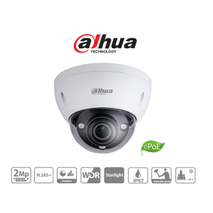 Dahua IP dómkamera - IPC-HDBW8231E-ZEH (2MP, 2,7-12mm, kültéri, H265, IP67, IR50, WDR, IK10, PoE+, audio, I/O, IVS)