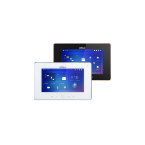 Dahua IP video kaputelefon - VTH5221DW-S2 (beltéri egység, 7" touch screen, 2 ajtó vezérlés, SD, I/O, PoE, wifi, fehér)