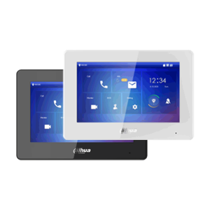 Dahua IP video kaputelefon - VTH5422HB (beltéri egység, 7" touch screen, 3 ajtó vezérlés, SD, I/O, PoE, wifi, fekete)