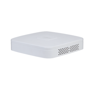 Dahua NVR Rögzítő - NVR4108-4KS2/L (8 csatorna, H265, 80Mbps rögzítési sávszélesség, HDMI+VGA, 2xUSB, 1x Sata, AI)