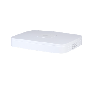 Dahua NVR Rögzítő - NVR4108-8P-4KS2/L (8 csatorna, H265, 80Mbps rögzítési sávszélesség, HDMI+VGA, 2xUSB, 1x Sata, 8xPoE)