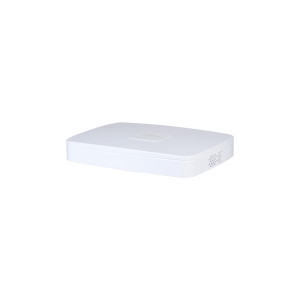 Dahua NVR Rögzítő - NVR4108-8P-EI (8 csatorna, H265+, 8port PoE, 80Mbps, HDMI+VGA, 2xUSB, 1xSata, AI)