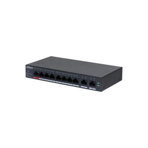 Dahua PoE switch - CS4010-8GT-110 (Cloud menedzsment; 8x 1Gbps PoE + 2x 1Gbps port, 110W)
