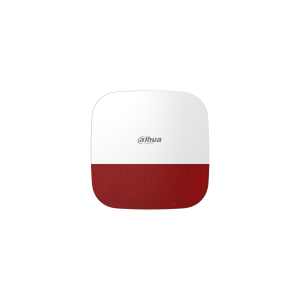 Dahua Vezeték nélküli kültéri sziréna - AirShield ARA13-W2 Piros (IP65; 110dB; LED; 868MHz, AES128, 12VDC+Akku; Mabisz)
