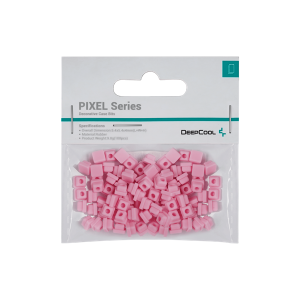 DeepCool Számítógépház Kiegészítő - PIXEL PK (100db, pink, szilikon)