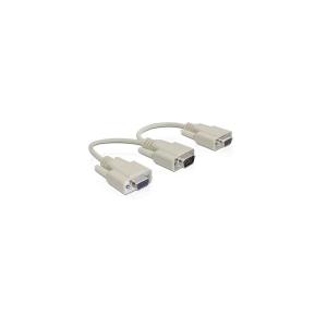 Delock Átalakító - 65328 (VGA -> 2 x VGA, apa/anya, 0,2m)