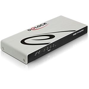 Delock HDMI Elosztó - 87497 (HDMI,  1 x bemenet, 4x kimenet)