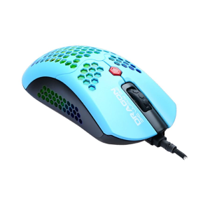 Dragon War Egér - Phoenix Honeycomb (Vezetékes, Optikai, USB, 12000 DPI, 7 gomb, kék)