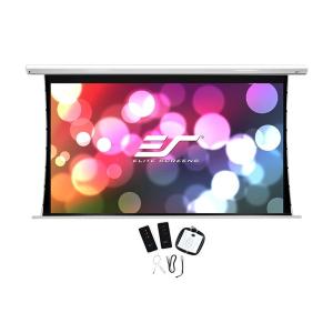 EliteScreens 110" (16:9) motoros fali vászon Saker Tab SKT110XHW-E12 (244 x 137 cm, Fehér, Oldalfeszített)