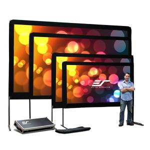 EliteScreens 120" (16:9) mobil szabadtéri vászon OMS120H2 (266 x 149 cm, Fekete) + táska