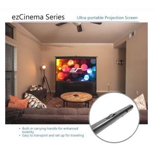 EliteScreens 150" (4:3) hordozható manuális pull up vászon F150NWV (305 x 229 cm, Fekete váz)