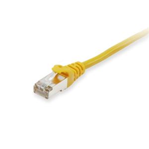 Equip Kábel - 605569 (S/FTP patch kábel, CAT6, Réz, LSOH, sárga, 20m)