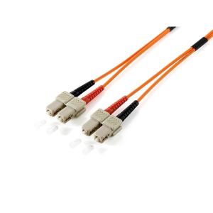 Equip Optikai Kábel - 253323 (OM1, SC/SC, 62,5/125µ, LSOH, narancssárga, 5m)