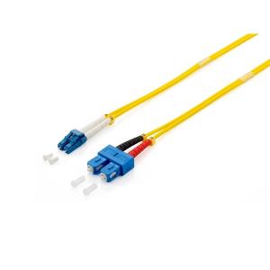 Equip Optikai Kábel - 254335 (OS2, LC/SC, 9/125µ, LSOH, sárga, 5m)