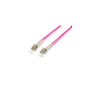 Equip Optikai Kábel - 255516 (OM4, LC/LC, 50/125µ, LSOH, lila, 20m)