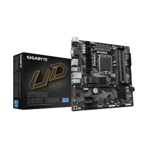 Gigabyte Alaplap - Intel B760M DS3H DDR4 s1700 (B760, 4xDDR4 3200MHz, DP/HDMI, 4xSATA3, M.2, 6xUSB2.0, 6xUSB3.1)