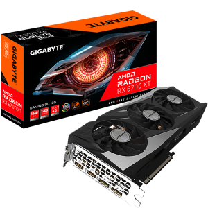 Gigabyte Videókártya - Radeon RX 6700 XT OC (12288MB, GDDR6, 192bit, 2622/16000MHz, 2xDP, 2xHDMI)