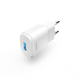 Hama Hálozati töltő - 201645 (1xUSB-A, 5V/1,2A, 6W, LED, fehér)