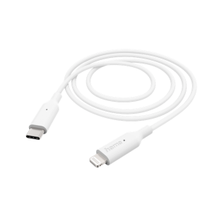 Hama Kábel - 201598 (USB-C/Lightning, USB 2.0, 1m, fehér)