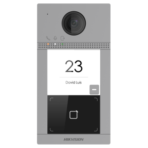 Hikvision IP kaputelefon - DS-KV8113-WME1 (2MP, kültéri egység, 1 lakásos, IP65, IR, I/O, wifi, Mifare kártyaolvasó)
