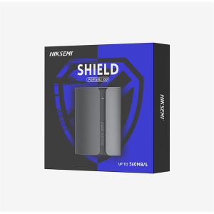 Hikvision Külső SSD 2TB - T300S SHIELD (USB 3.1 Type-C) Fekete