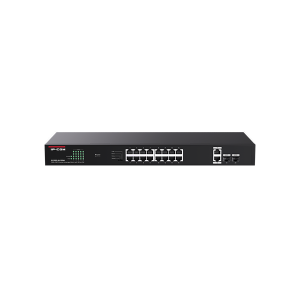IP-COM Switch PoE - G1120P-16-150W (18x1Gbps; 2x SFP; 16 af/at PoE+ port; 135W, Rackbe szerelhető)