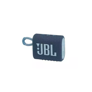 JBL Hangszóró Vezeték nélküli - GO 3 (IP67 víz és porállóság, hangerőszabályzó, BT 5.1, USB-C, Kék)
