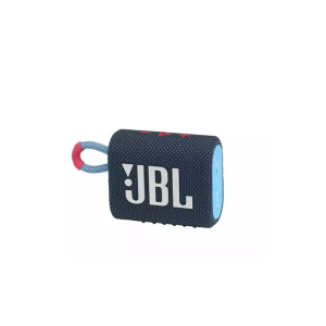 JBL Hangszóró Vezeték nélküli - GO 3 (IP67 víz és porállóság, hangerőszabályzó, BT 5.1, USB-C, Kék-Pink)