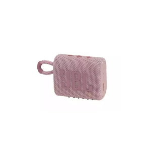 JBL Hangszóró Vezeték nélküli - GO 3 (IP67 víz és porállóság, hangerőszabályzó, BT 5.1, USB-C, Pink)